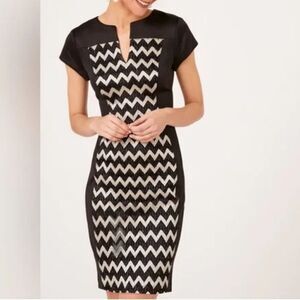 Connected Apparel Geometric Panel Black Dress. Whimsigoth, Glitsy, Cocktail